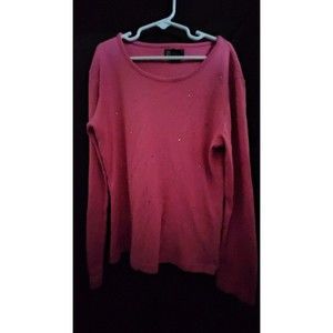 Girls pink sparkle top children's place size L #95
